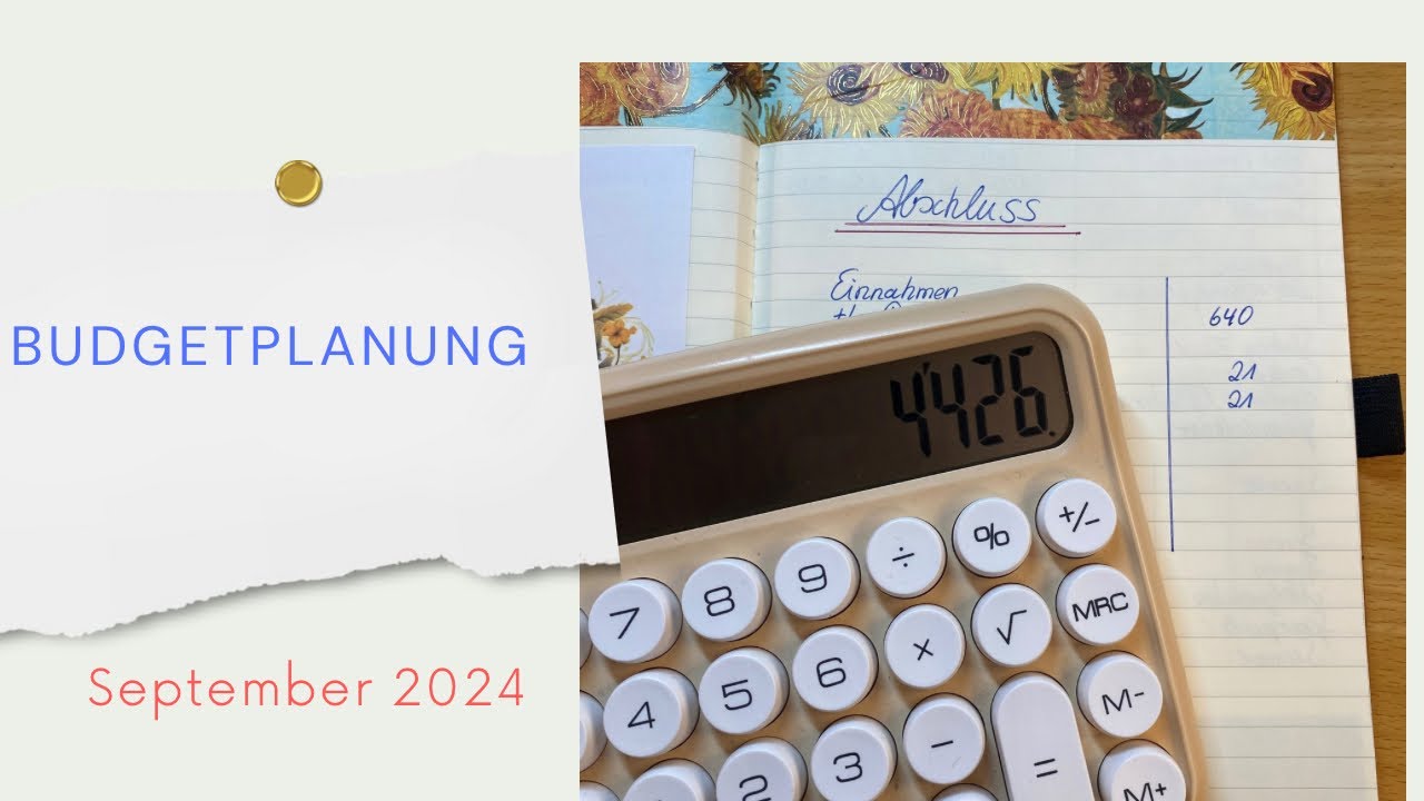 🌼🍁 Budgetplanung | September 2024 🍁🌼|  Budget | Sparen mit der Umschlagmethode
