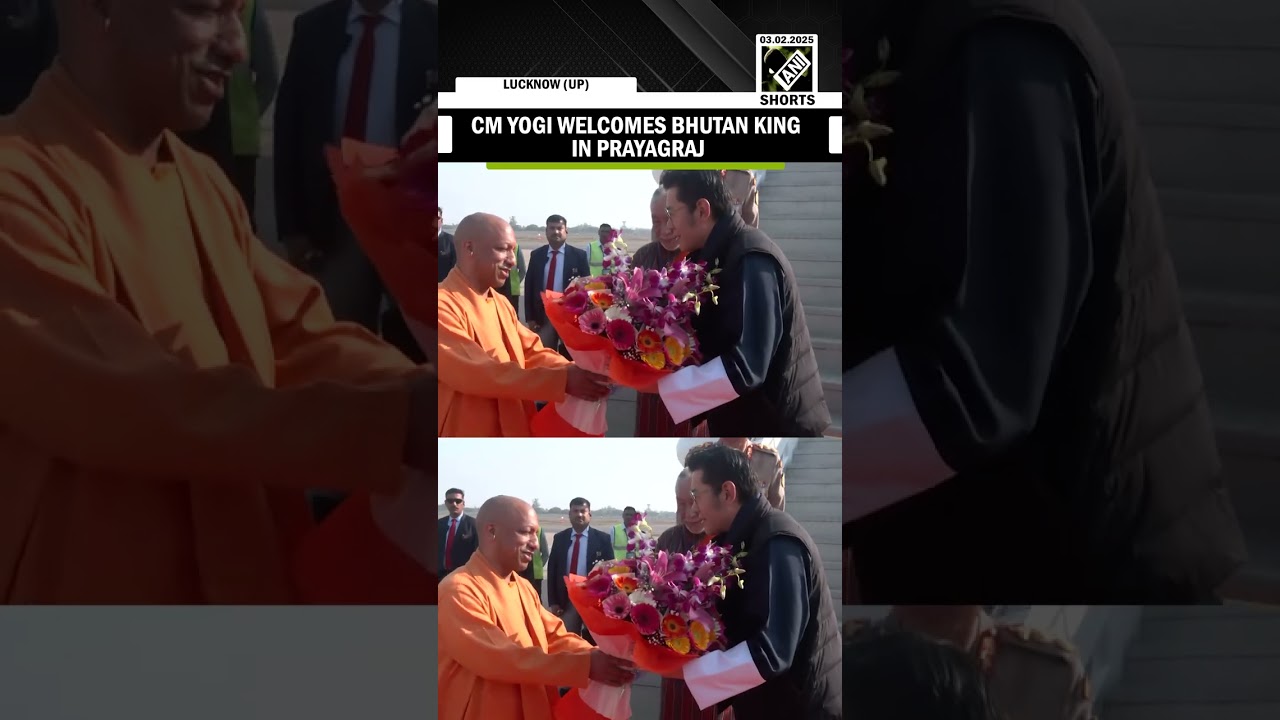 King of Bhutan Namgyel Wangchuck accorded warm welcome by CM Yogi in Lucknow