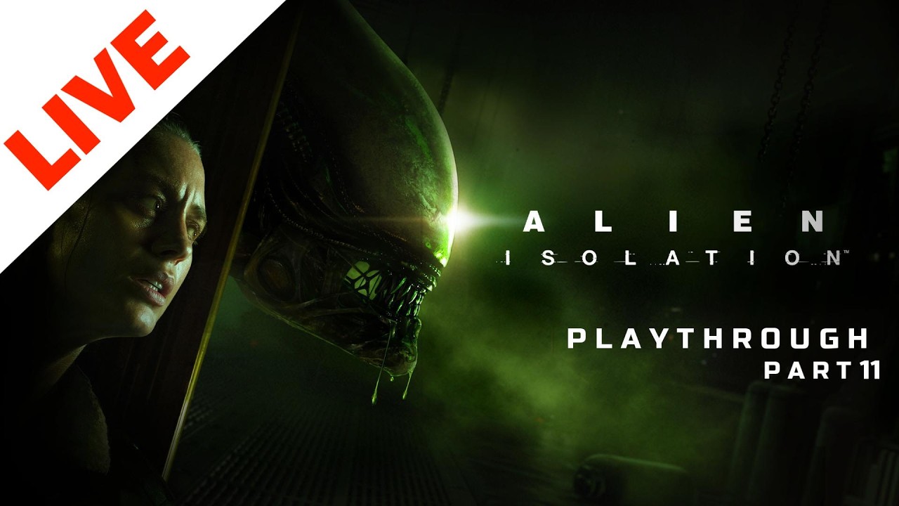 Alien Isolation Live Playthrough Part 11👩‍🚀{Finale} (Side by Side Streams Ft.TyHrdMstr)