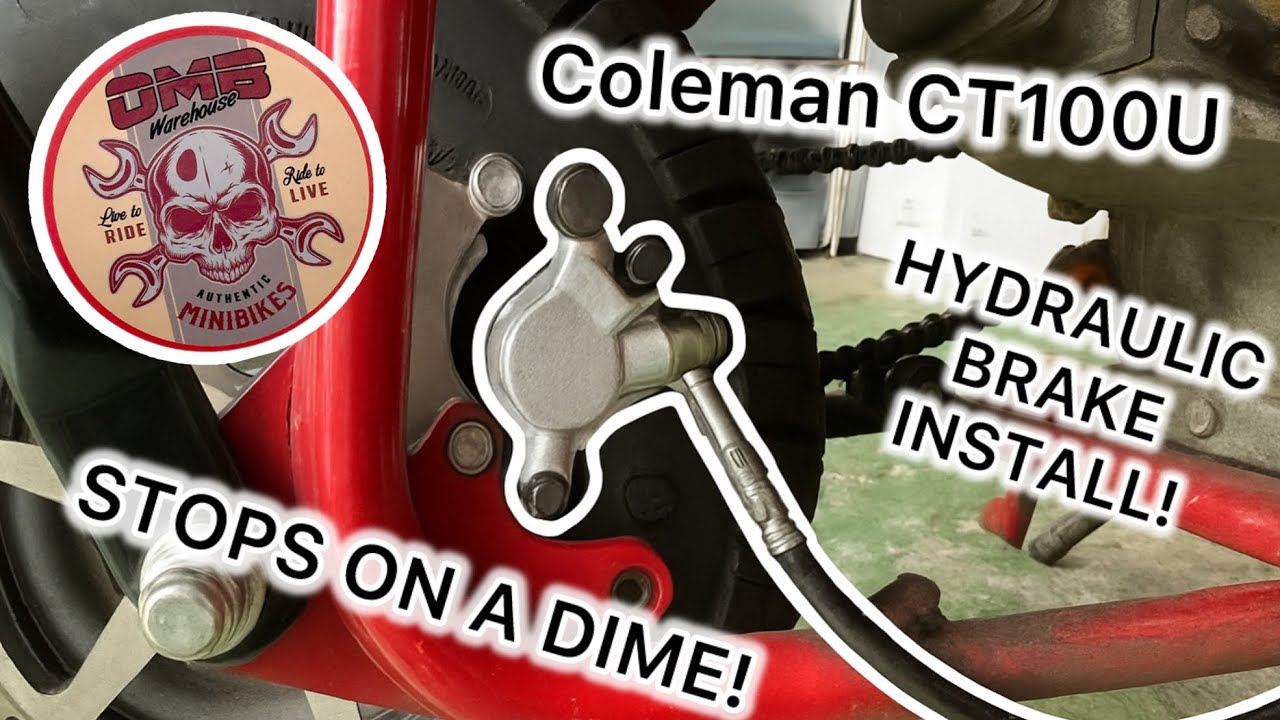 Putting HYDRAULIC BRAKES On My Minibike!