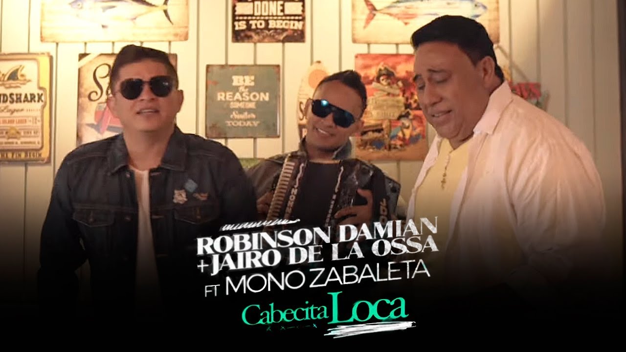 Robinson Damian - Cabecita Loca -  ( Embajadores Vallenatos ) Ft Mono Zabaleta l Video Oficial