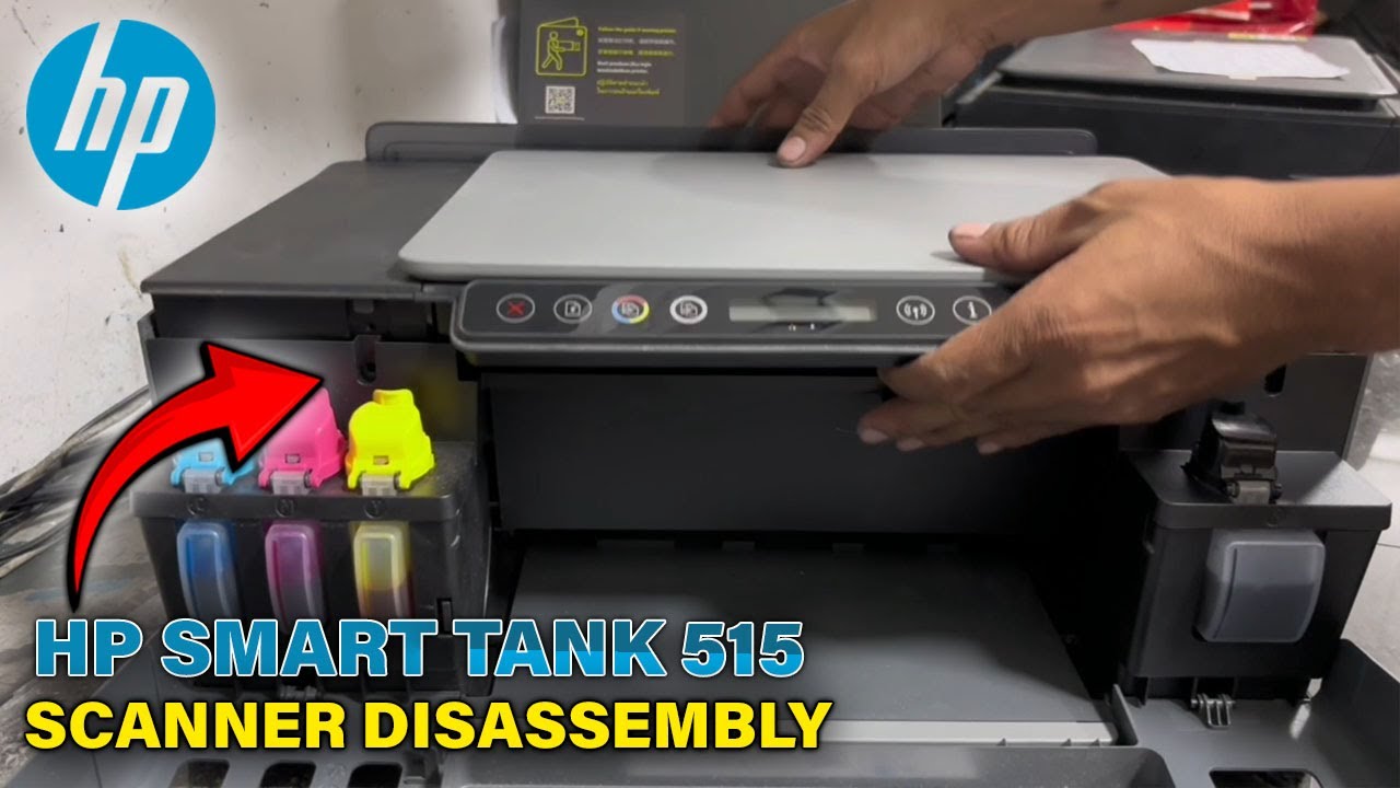 ПРИНТЕР HP SMART TANK 515 | РАЗБОРКА И ЧИСТКА УЗЛА СКАНЕРА.
