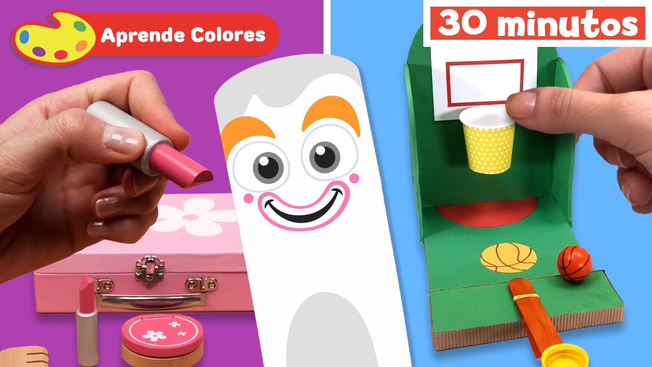 La Magia de la Pandilla de Colores | Kit De Maquillaje | Juego De Baloncesto |Mi Primera Universidad