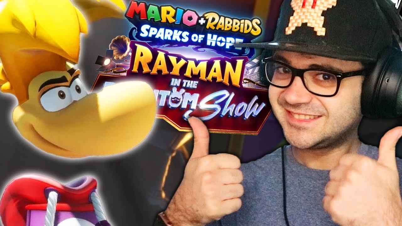 WESH c'est le RETOUR de RAYMAN ! MARIO + LAPINS CRÉTINS RAYMAN in the PANTHOM SHOW #01