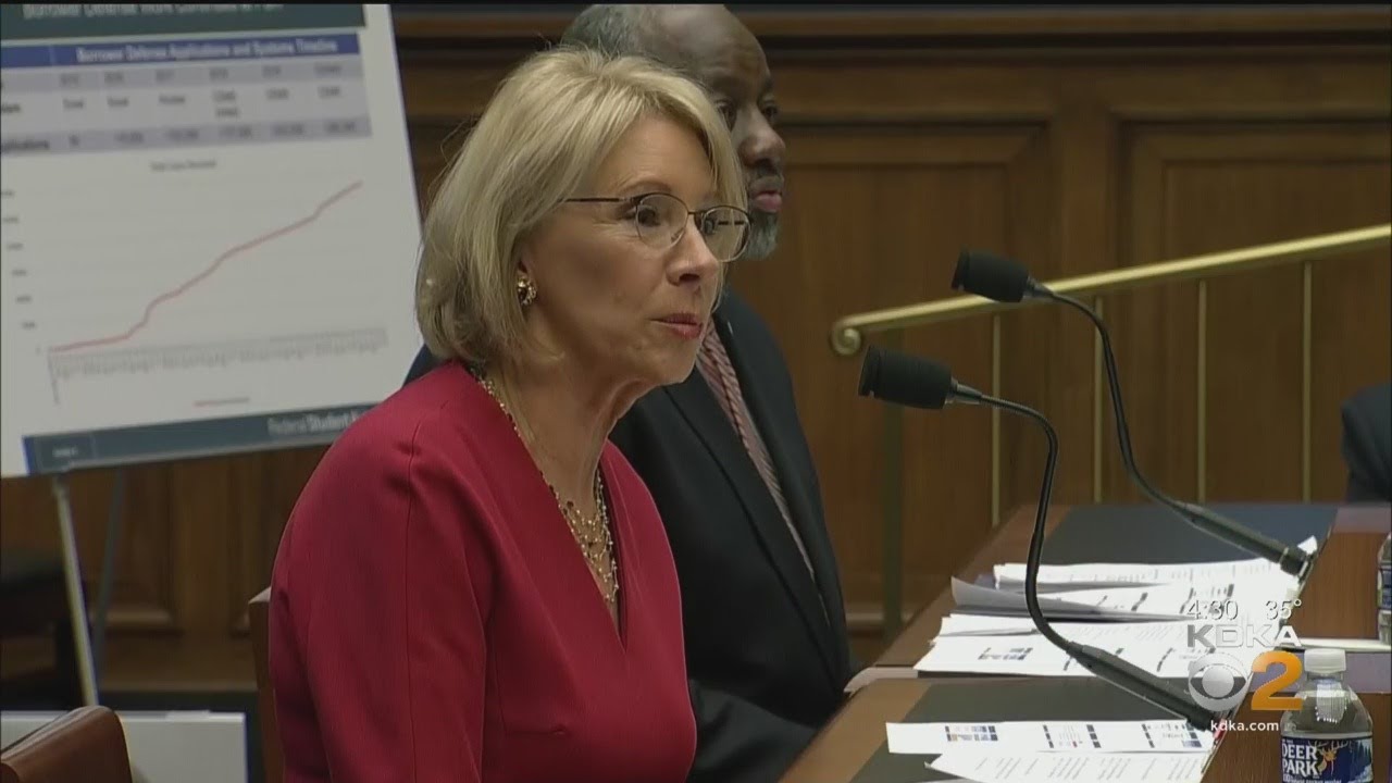Lawmakers And Betsy DeVos Face-Off Over Student Loan Forgiveness