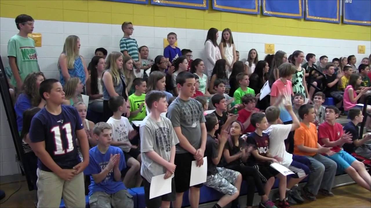 Memorial School 6th Grade Awards Ceremony 2016