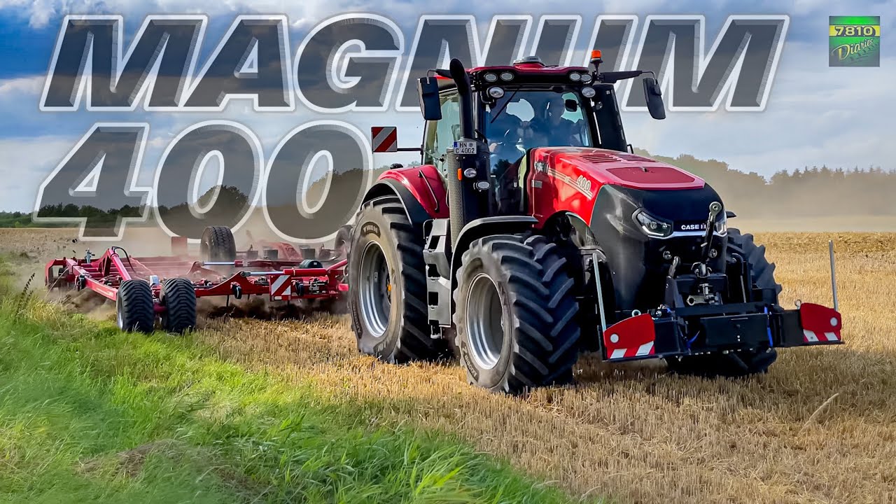 Magnum 400 vorm 7,5 Meter Horsch‼️ Grubbern in Ultra-HD (4K)