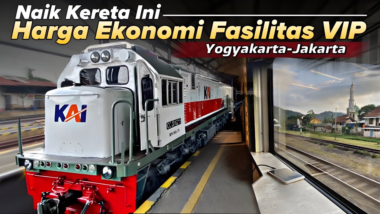 Naik Kereta ini Harga Ekonomi Fasilitas VIP? | KA Progo Yogyakarta - Jakarta