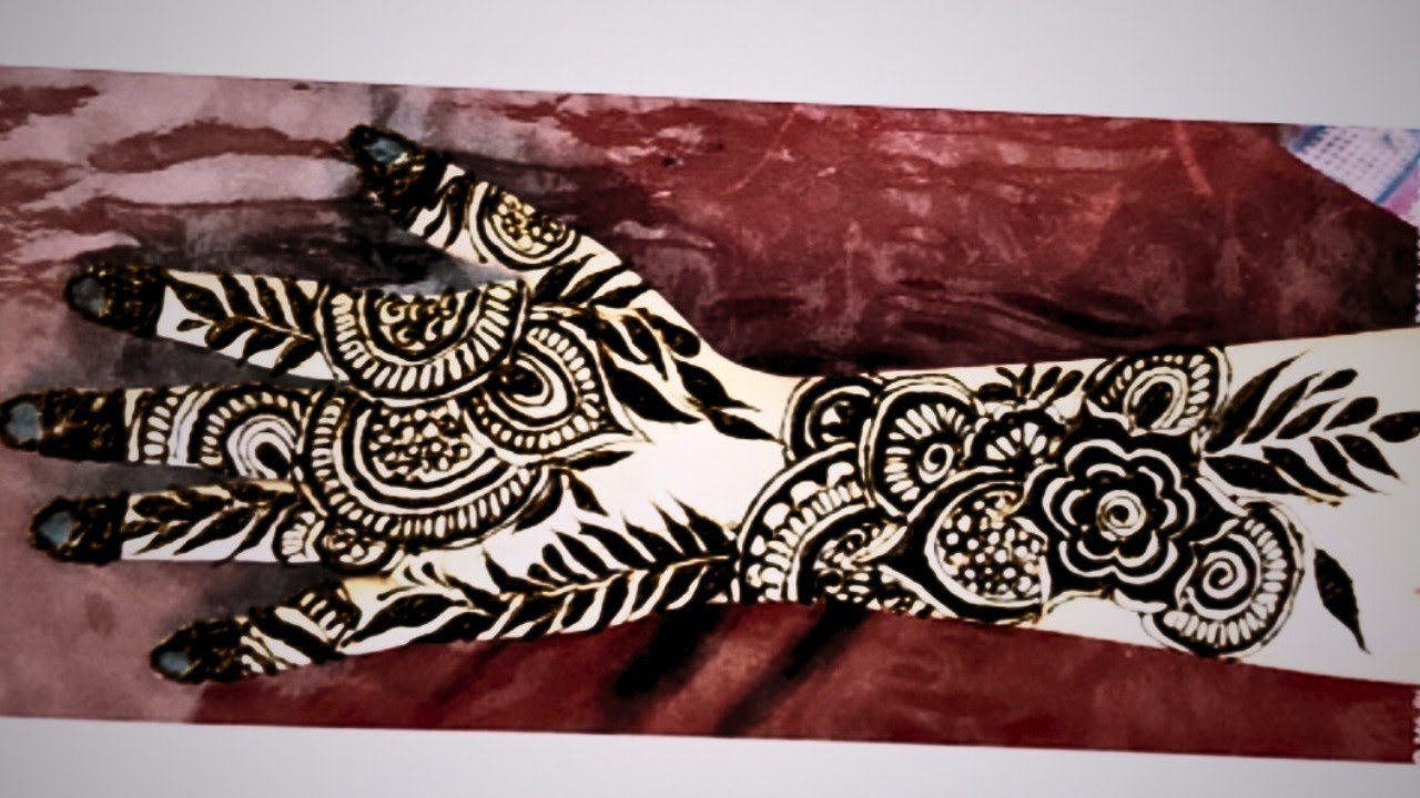 Beautiful Arabic Mehendi Design for Back Hand✨ | Easy & Stylish Mehndi🌿