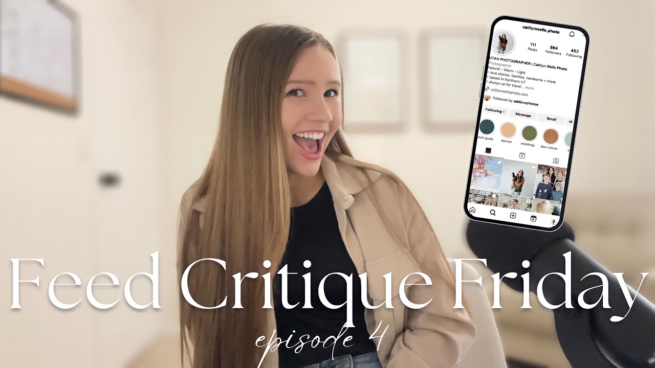 Feed Critique Friday Ep.4 | Instagram Critiques & Tips