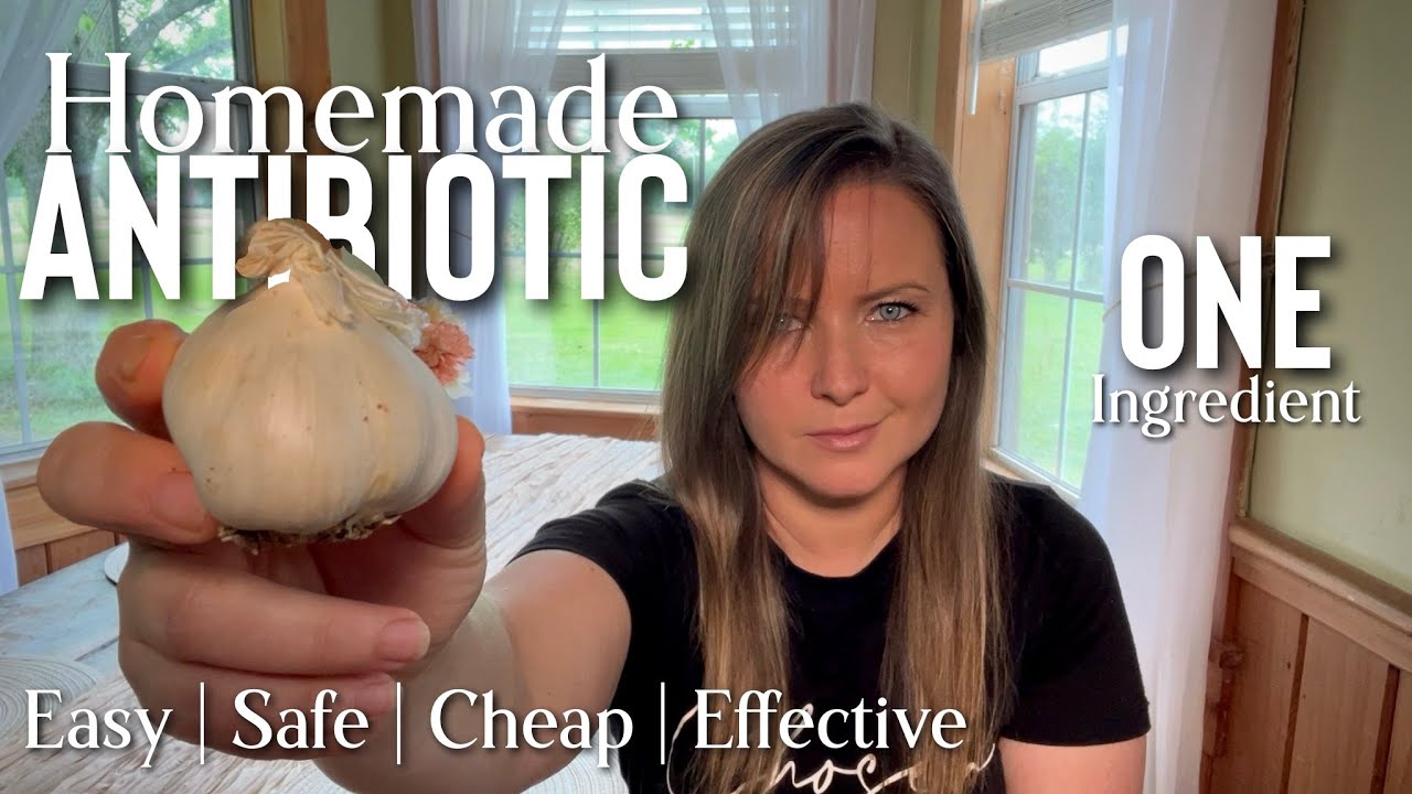 Homemade Antibiotic! Easy & Effective With Only 1 Ingredient!