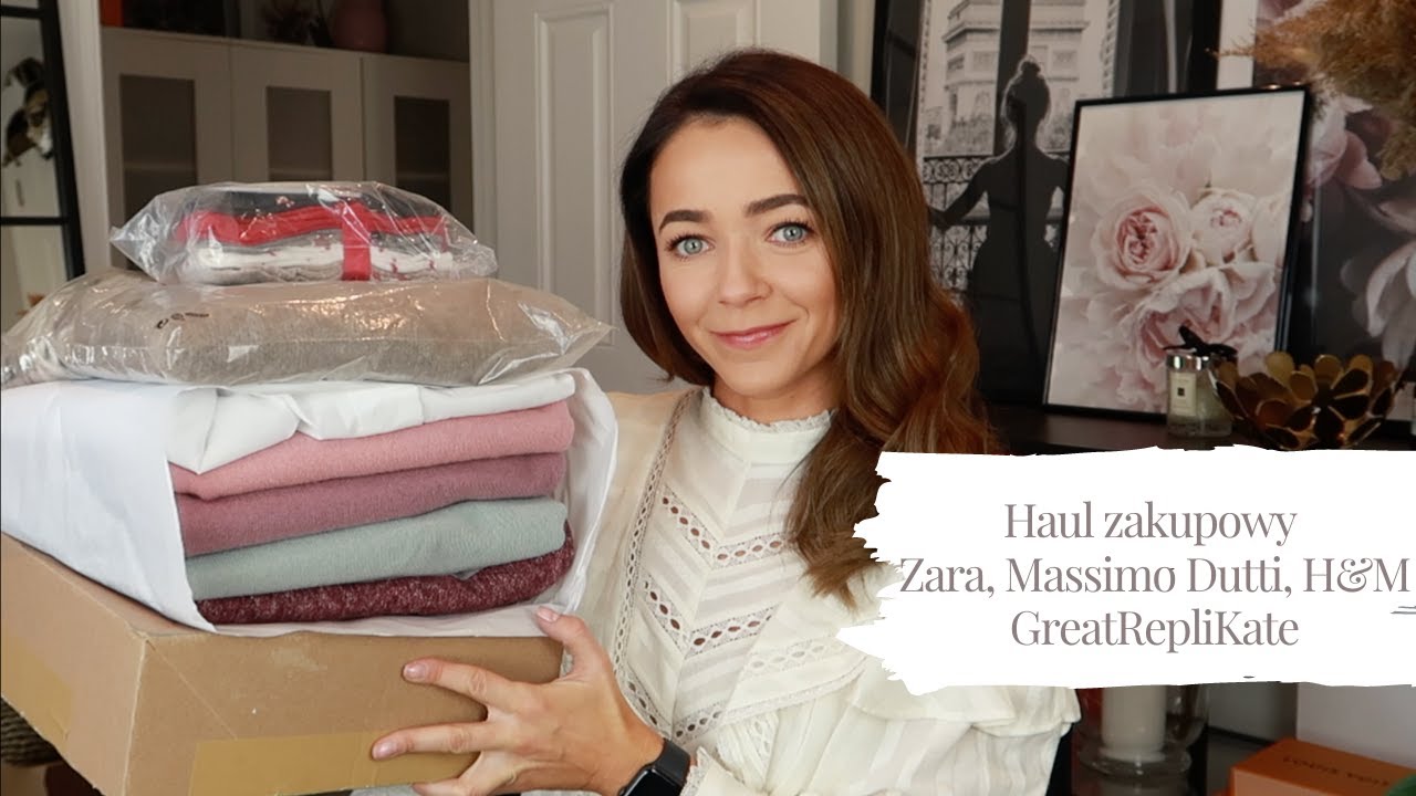 Haul zakupowy i mierzymy Massimo Dutti, Zara, H&M || Black Friday || GreatRepliKate