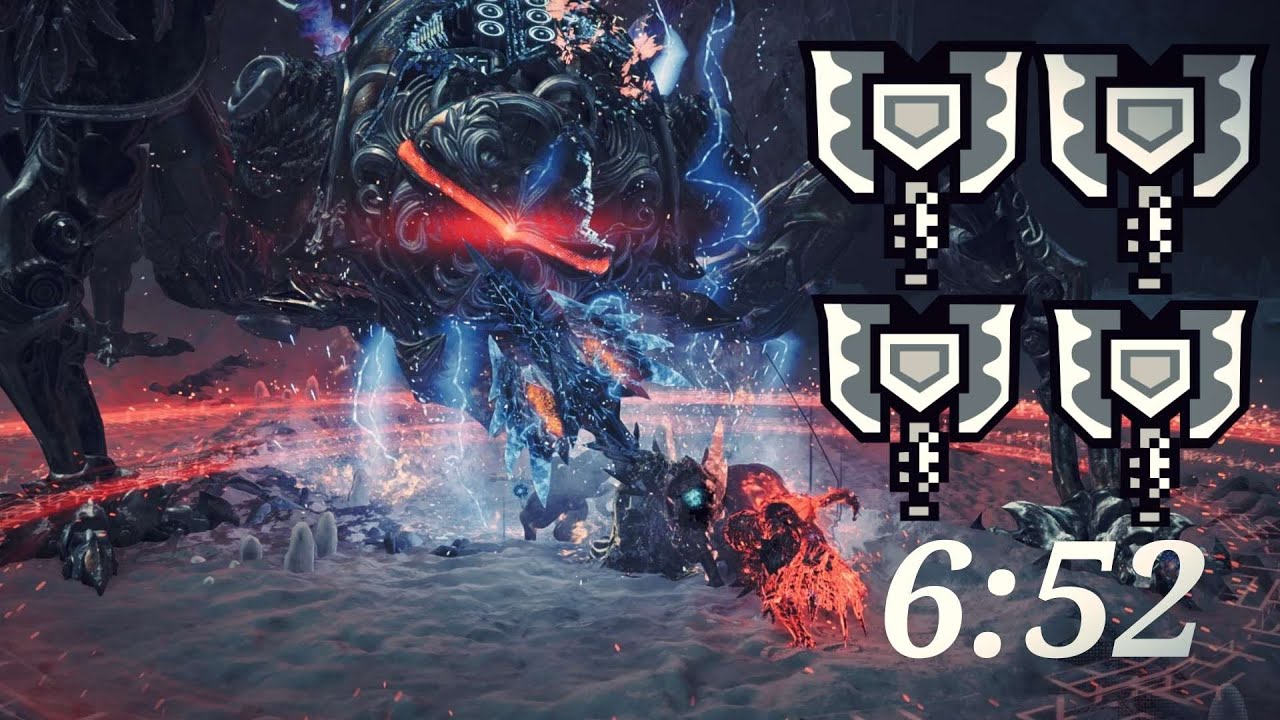 Savage Omega Planetes 6:52 Charge Blade Only 4P | MH Wilds