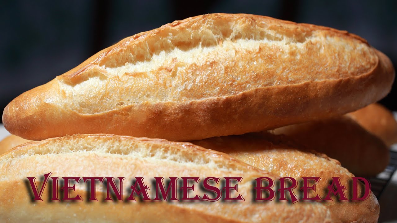 Bánh Mì Việt Nam Không Nhồi Giòn Xốp - No Knead Vietnamese Breads