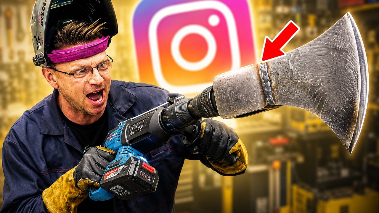 Ich habe den gef&auml;hrlichsten Instagram-Axt-Trick verbessert.