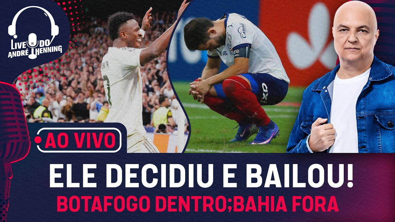 REAL MADRID VENCE COM VINI DECISIVO;TUDO DA RODADA DO BRASILEIRÃO; BAHIA ELIMINADO NA LIBERTADORES