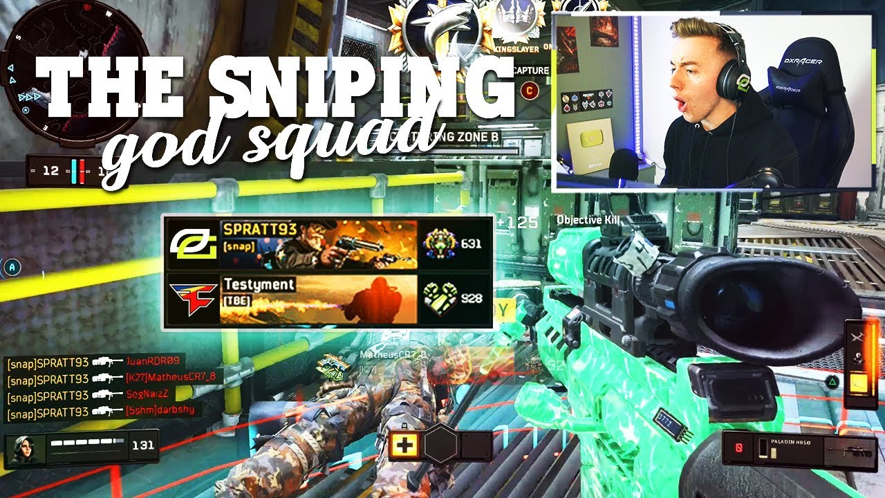 OpTic Spratt + FaZe Testy = BO4 GOD SQUAD