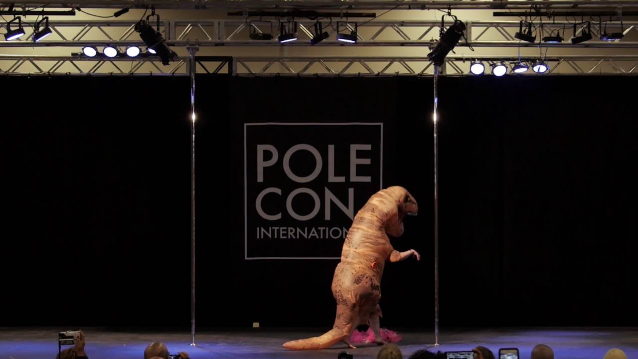 Pole Dancing TRex: The Pole Comedian at International Pole Convention
