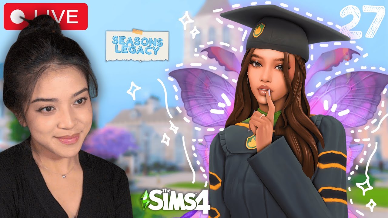 FINALLY LULUS GPA A++ *Seasons Legacy* - The Sims 4 (LIVE)