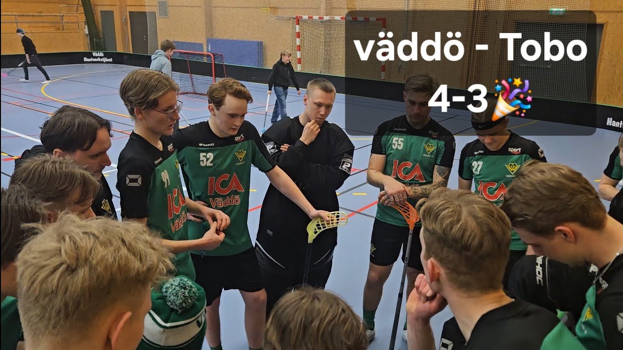 Road to H5 Väddö IF-U - Tobo 4-3 Supersexan #zonefloorball