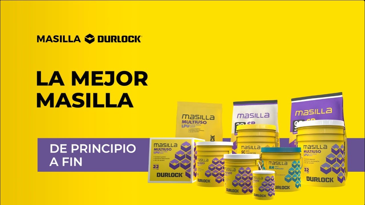 Masilla Durlock&reg;, la mejor desde el principio al fin