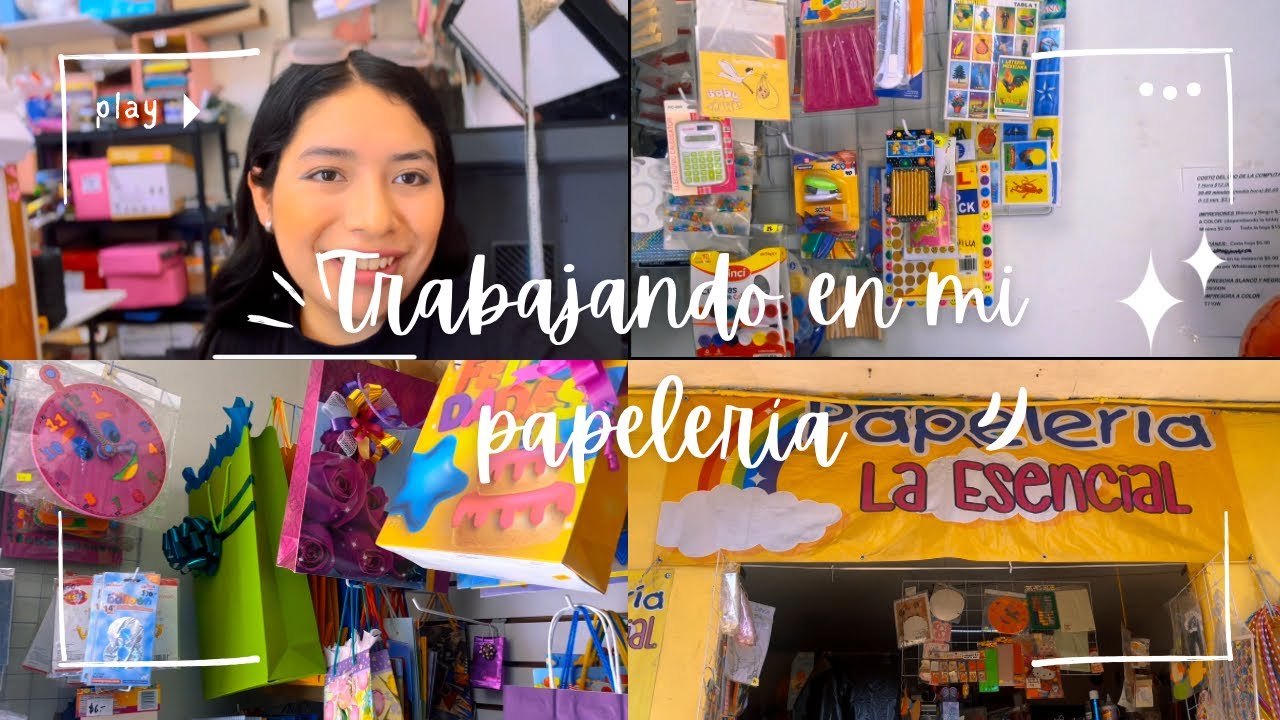TRABAJANDO EN MI PAPELERÍA 💕✨| #papeleria #papeleriabonita #vlogs #plumones