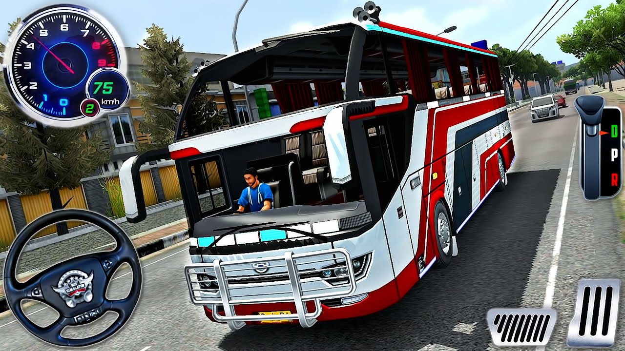 Luxury Coach Big NEW Indian Bus Driving in India - Bus Simulator Indonesia #96 - Android GamePlay