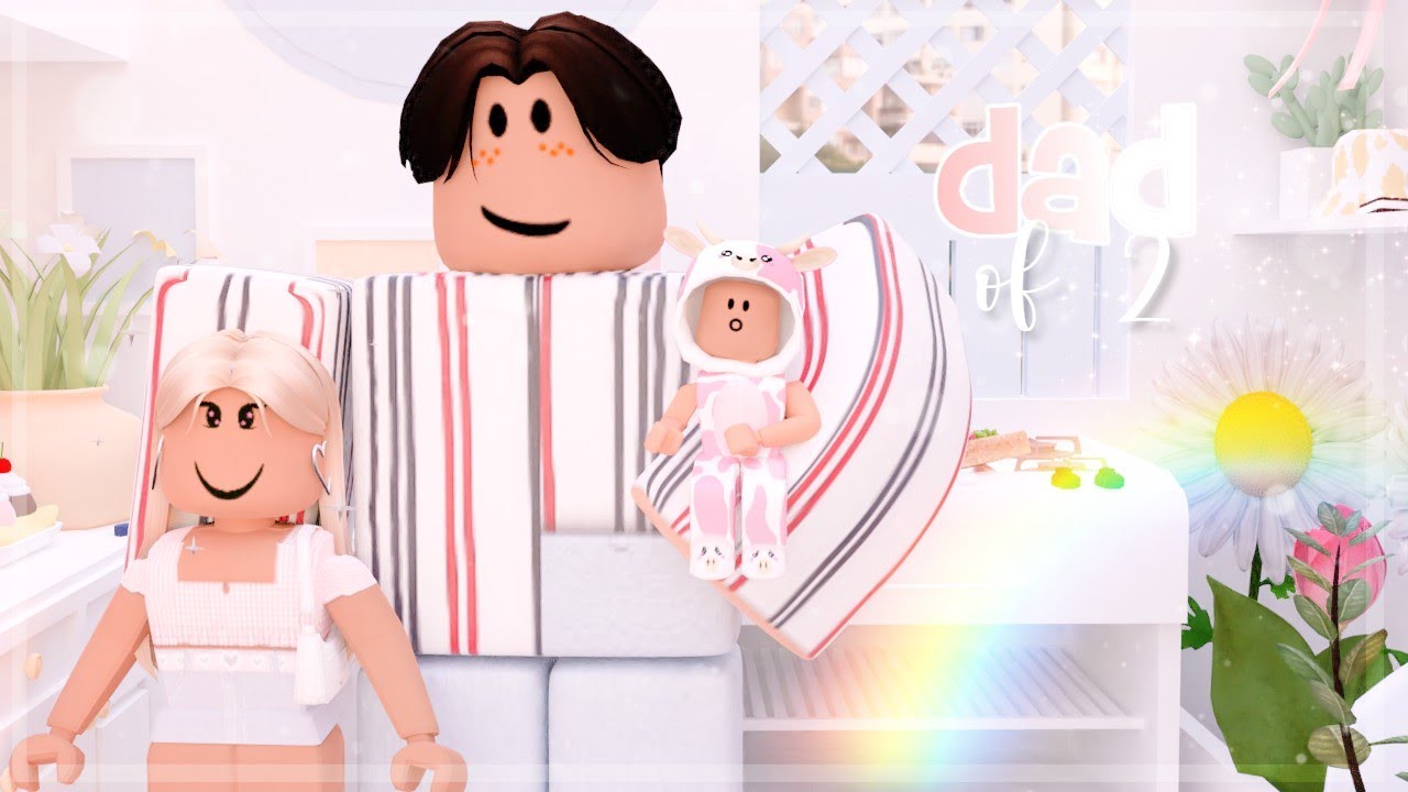 Teen Dad's Routine With A Baby and Toddler! | Bloxburg Roleplay