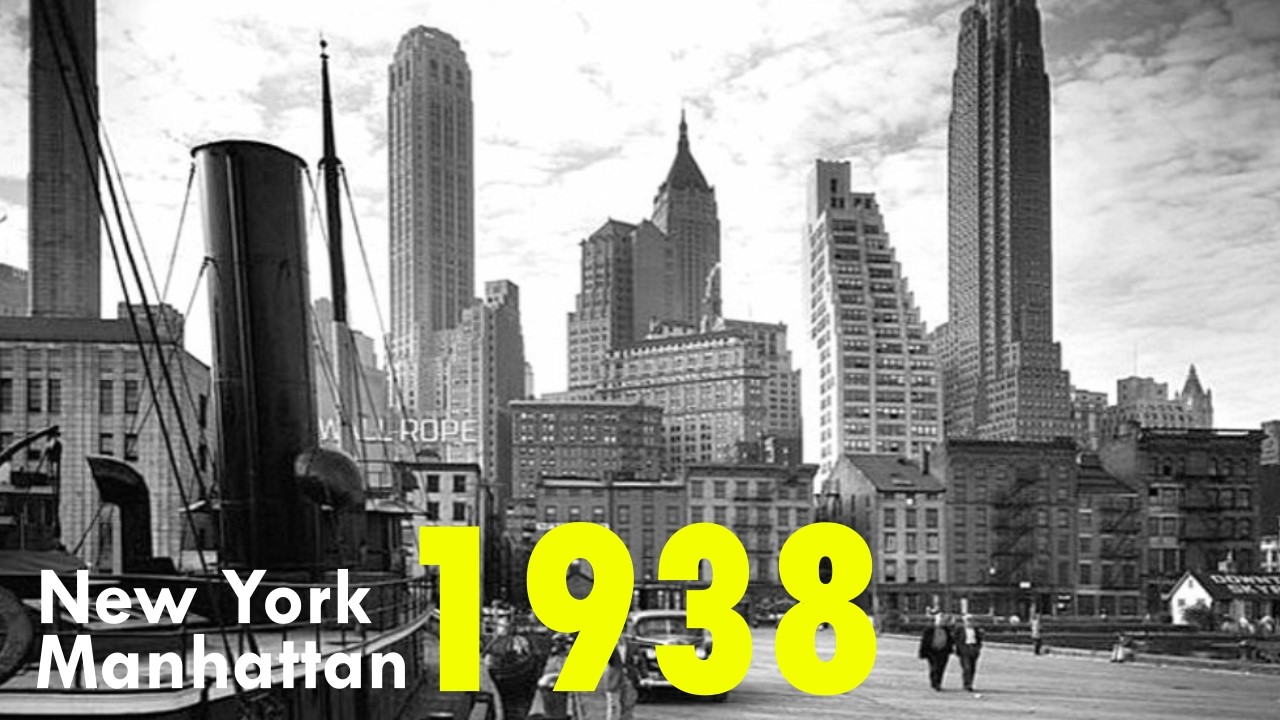 Manhattan Waterfront (1938) - 1930s NEW YORK CITY
