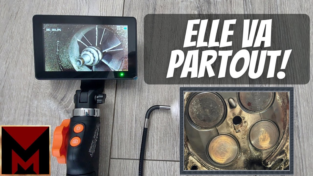 Exploration Moteur avec une Camera Endoscope VEVOR - Meca Maniaque