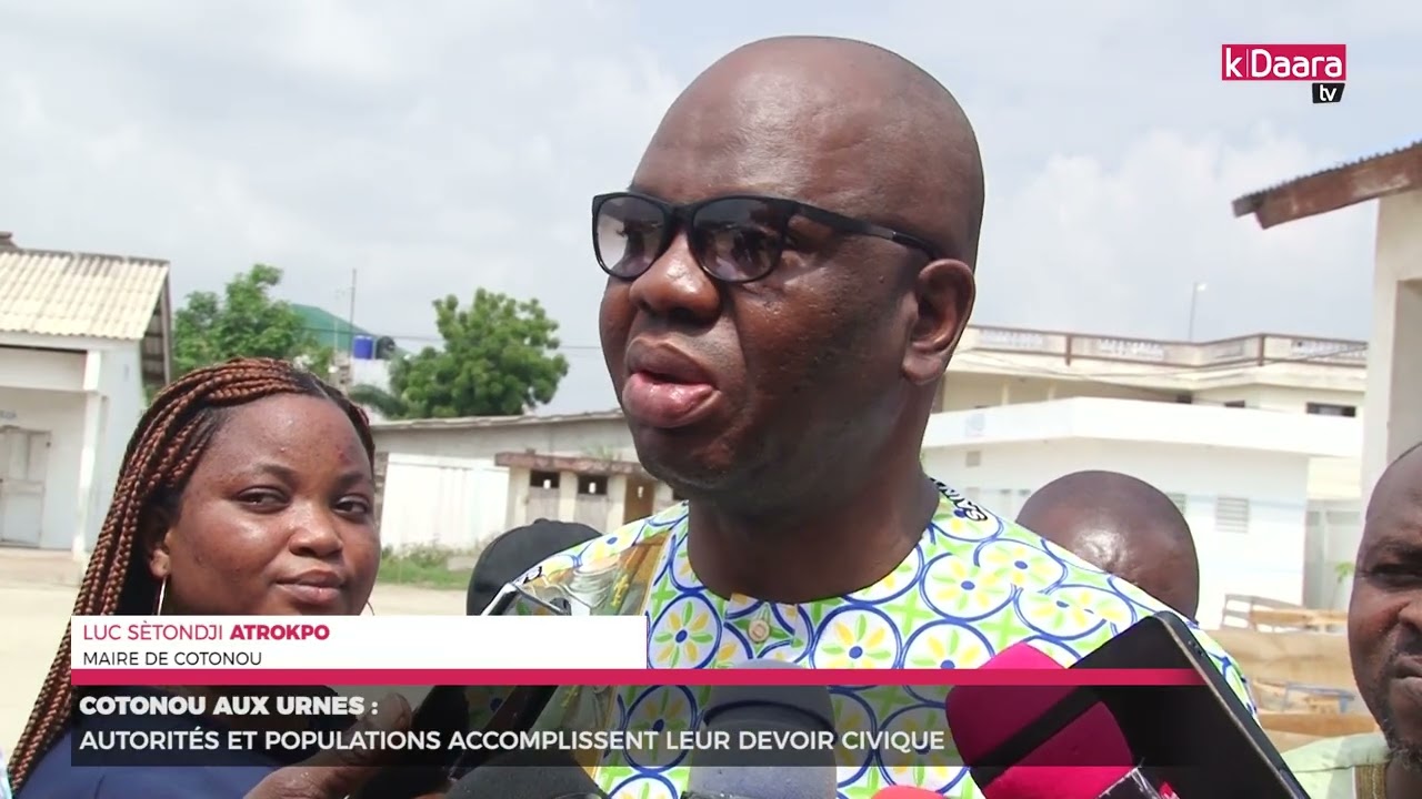 Cotonou aux urnes : autorités et populations accomplissent leur devoir civique