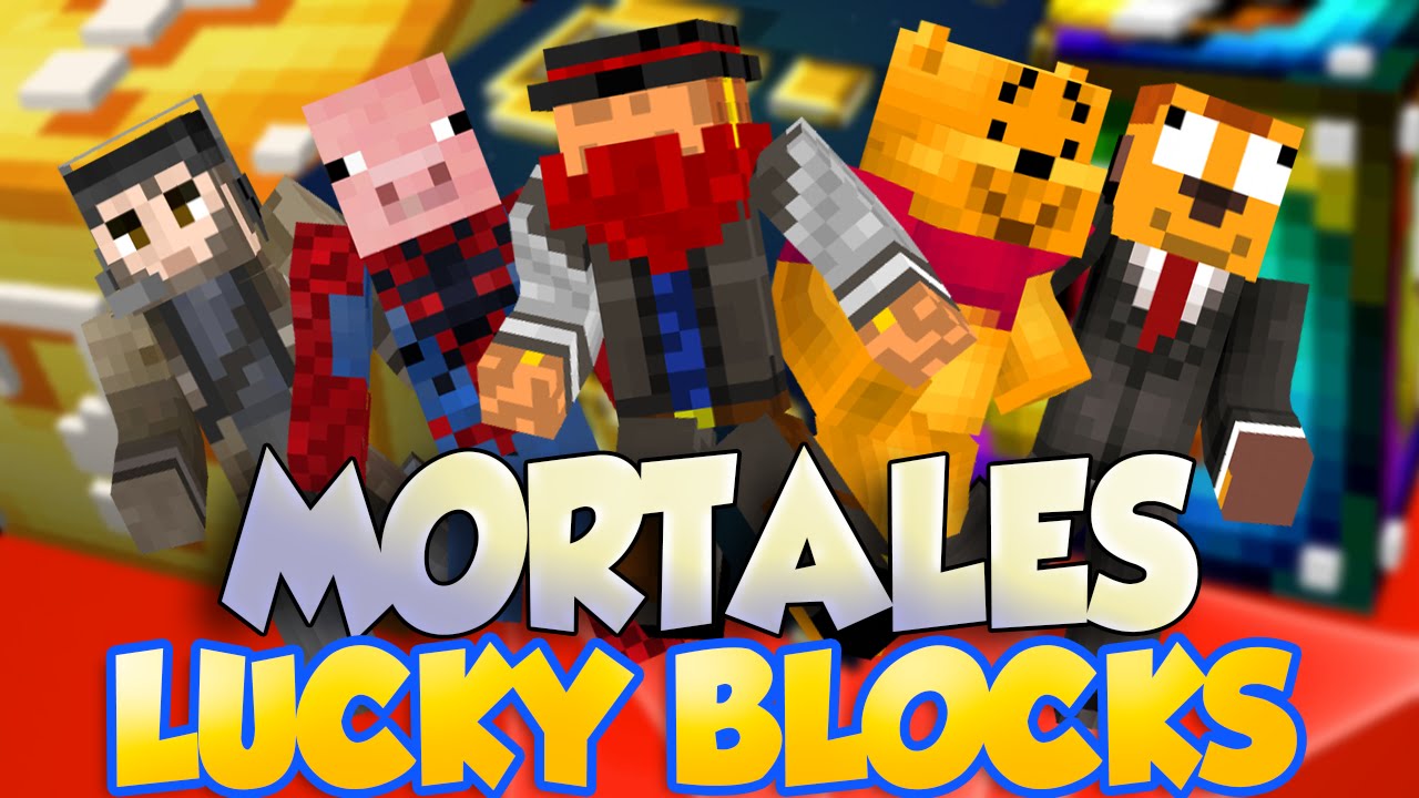 LOS MEGA MORTALES LUCKY BLOCKS | Con Sara, Luh, Exo y Gona