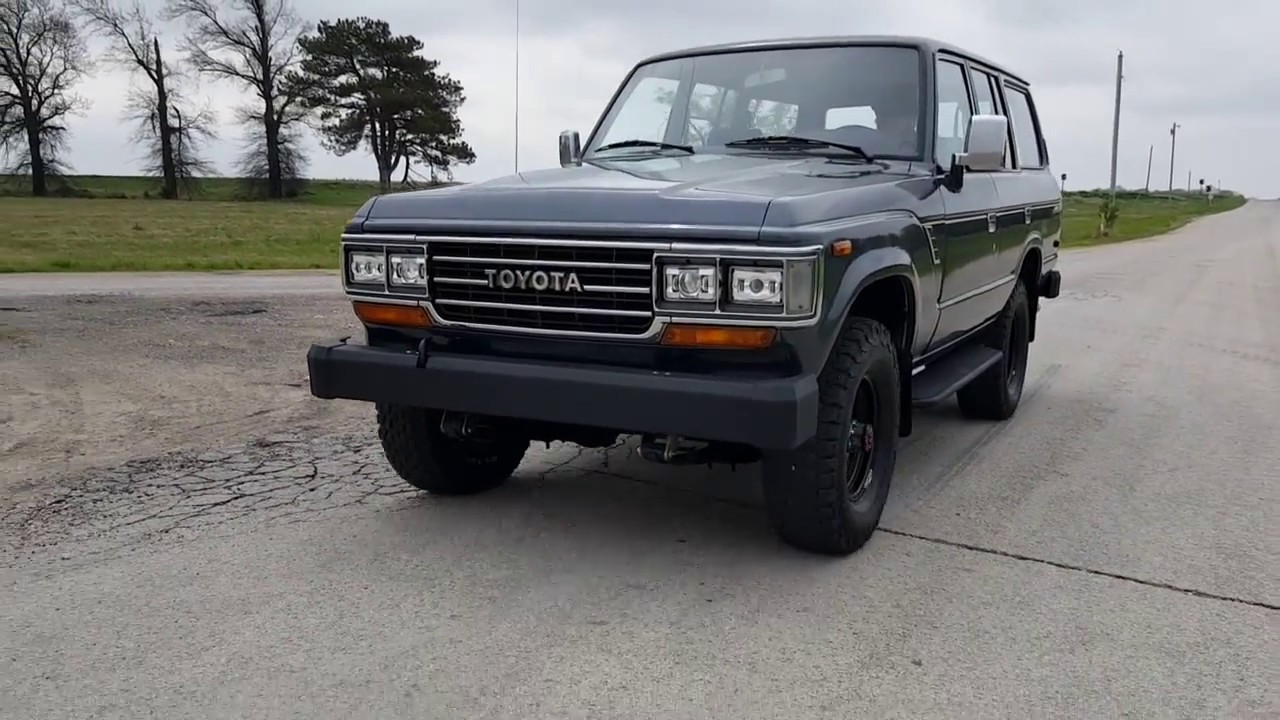 1989 Toyota FJ62 Land Cruiser Restored: Video (Black Powder Coated Bumpers)