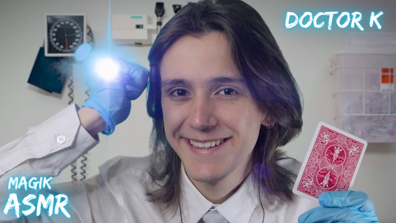 ASMR examen de nervios craneales pero MAGICO | Doctor K | MagiK