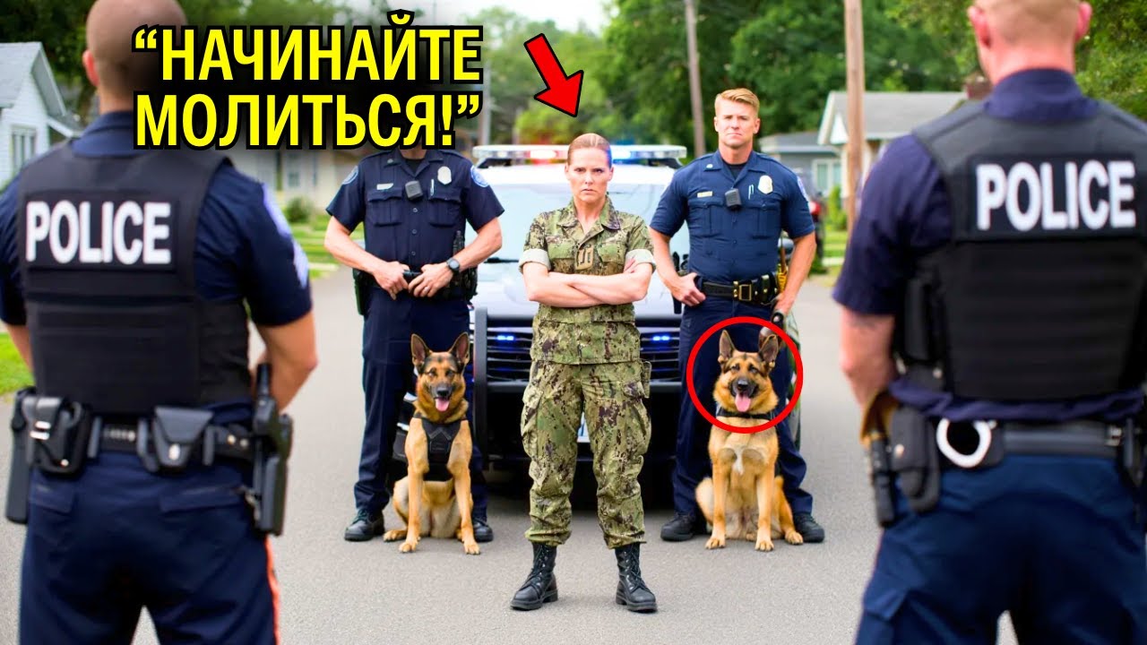 Полицейские ОКРУЖИЛИ Девушку В Форме - Они ЗАМЕРЛИ В Шоке, Когда Их Собаки Перестали Слушаться...