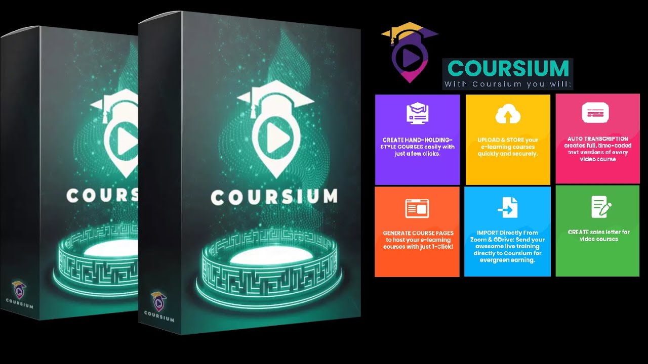 Coursium Demo video ( video course app)