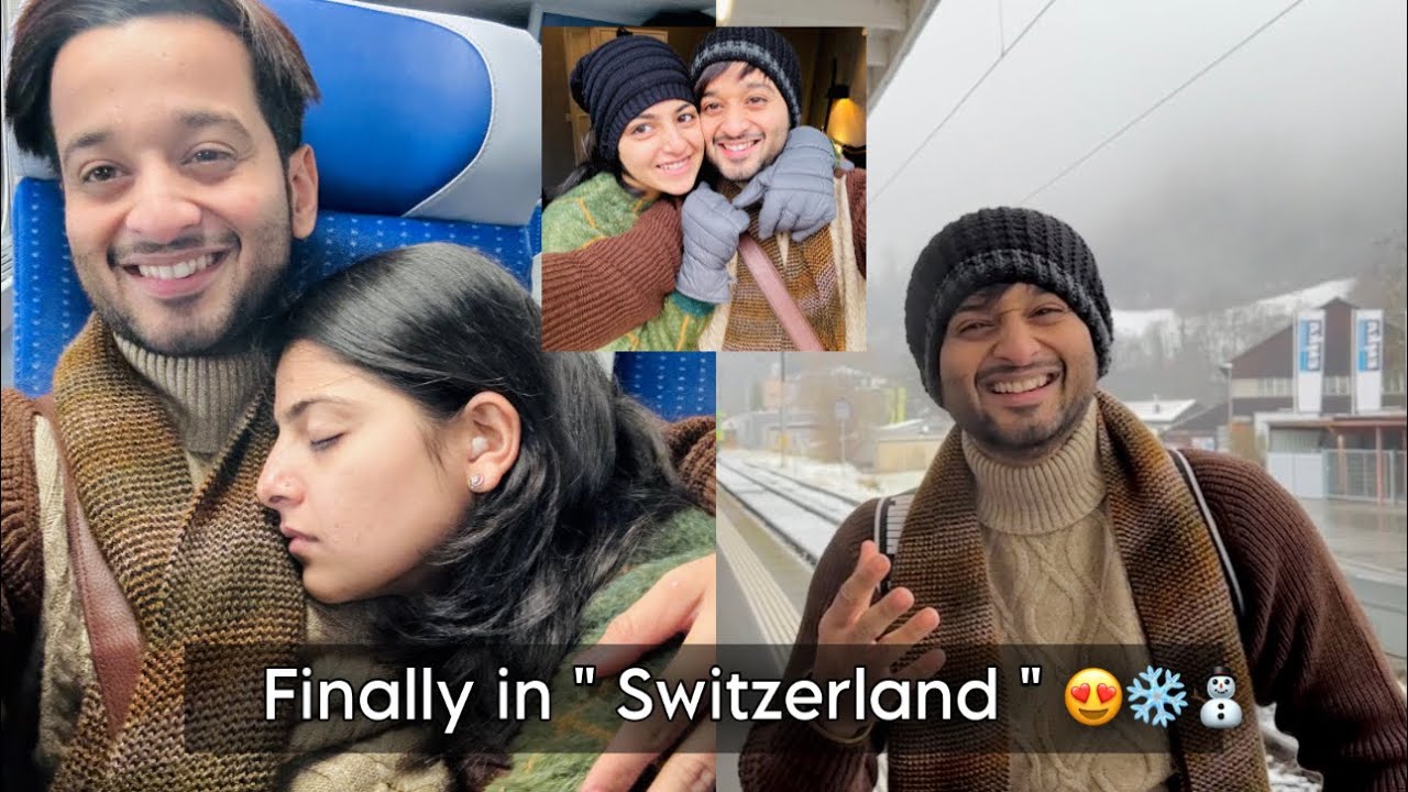 Neha zopet hasayla lagte achanak😂😝- Finally in switzerland😍| swiss paris vlog 10 | aditya satpute