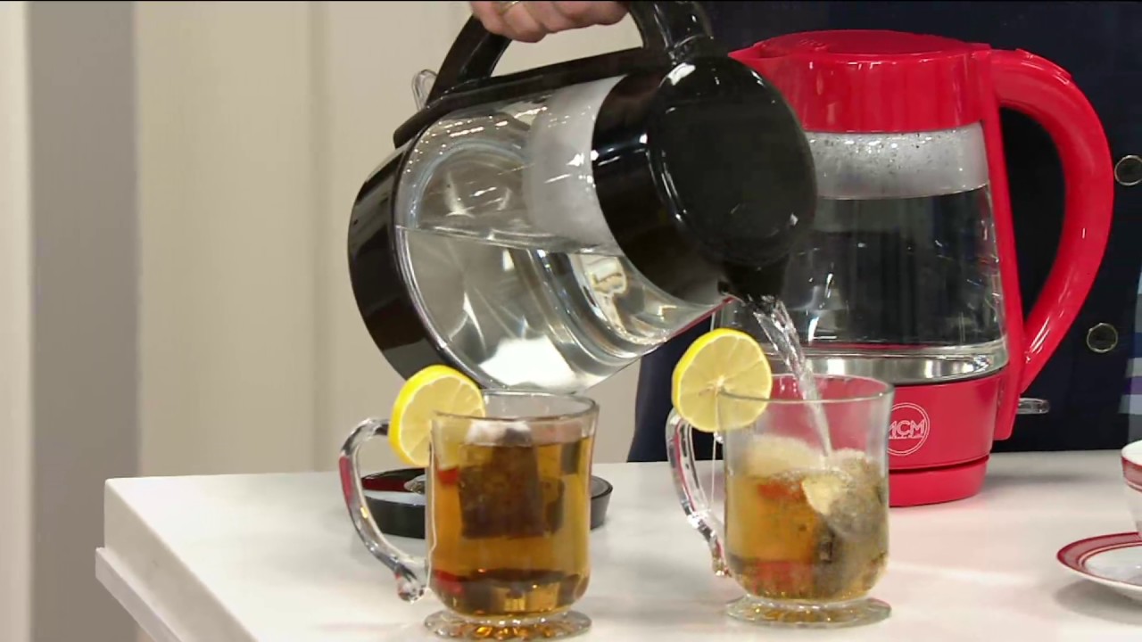 LED Glass Electric Kettle on QVC