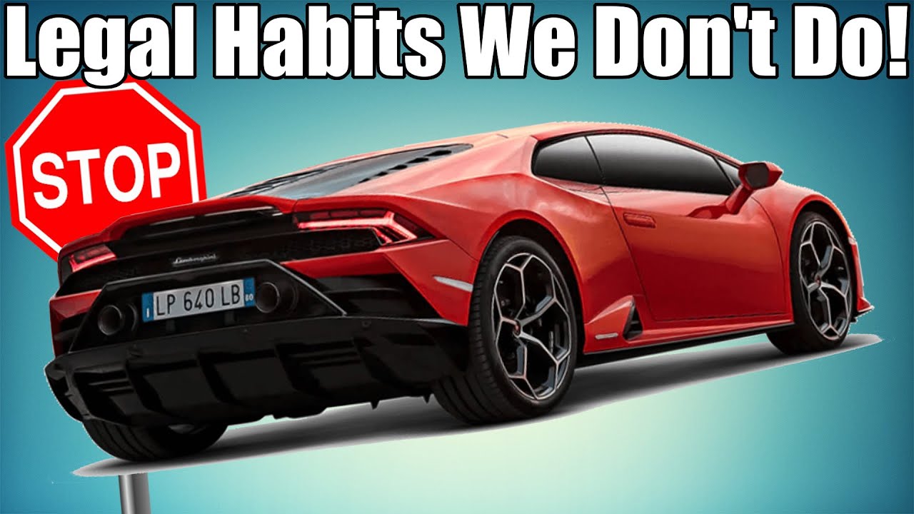 5 Legal Driving Habits No One Does! 😢