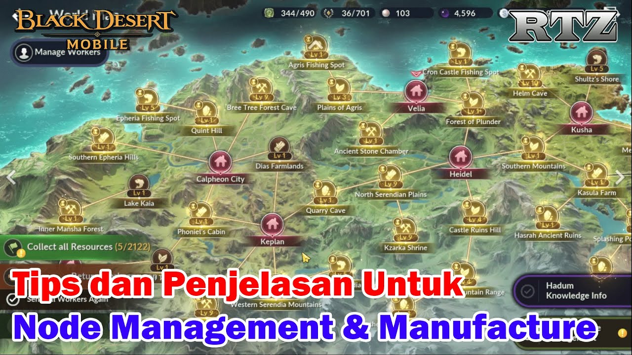 NODE MANAGEMENT & MANUFACTURE - Black Desert Mobile Indonesia