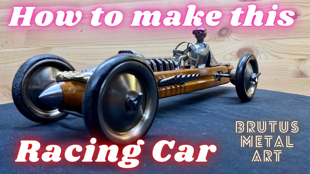 How to make this Metal Art Vintage Racing Car.