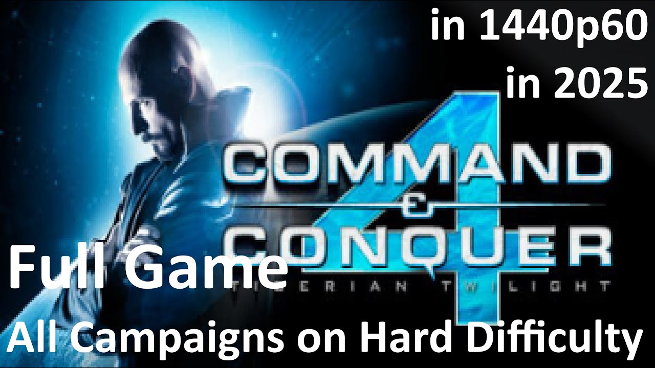 Command & Conquer 4: Tiberian Twilight - Full Game (Hard) / Part 1 - No Commentary Gameplay