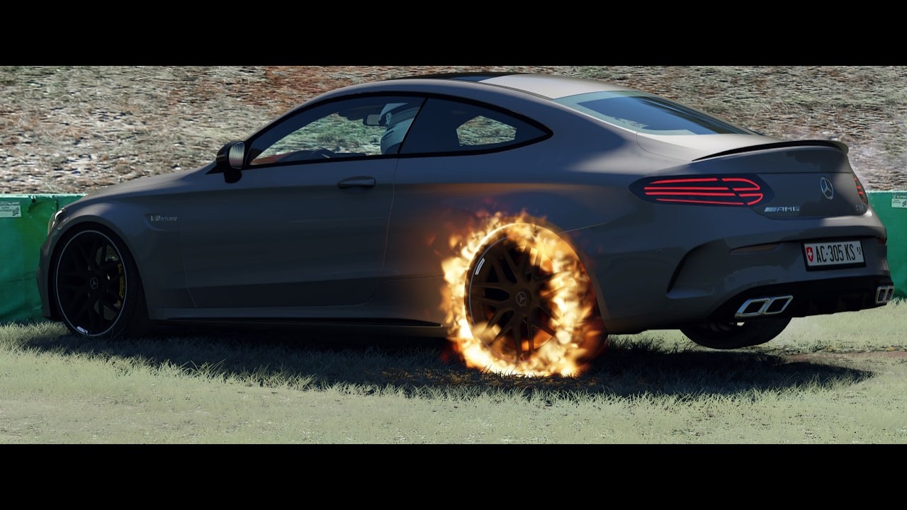 Street race Assetto corsa Mercedes c63 AMG