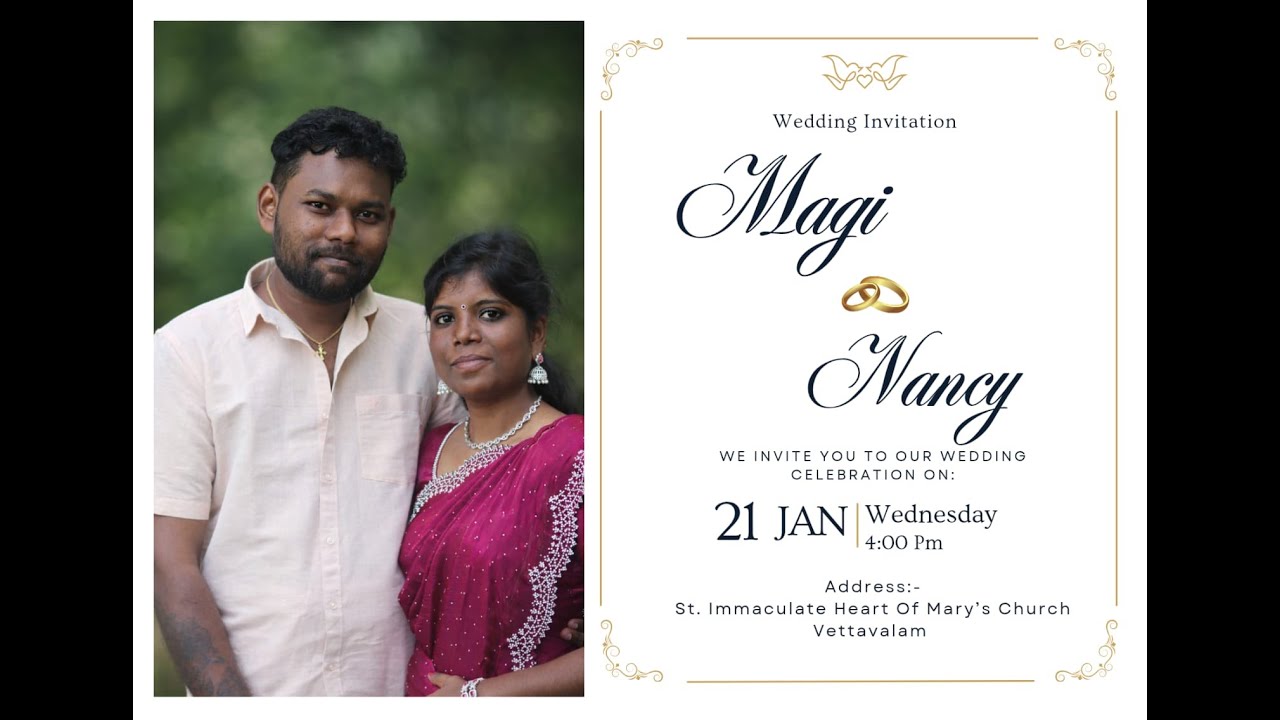 🔴 LIVE Wedding Mass | Magi And Nancy | Vettavalam Parish Church | Viyagulam TV