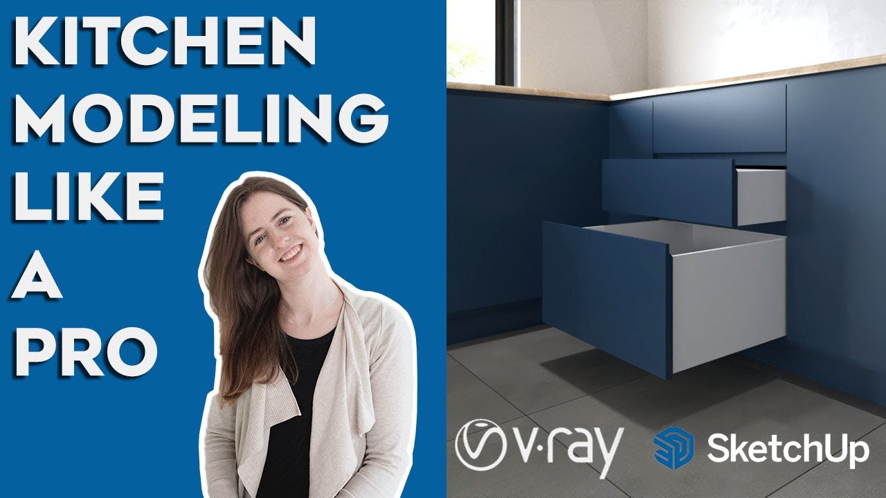 Kitchen Modeling in V-Ray for SketchUp | Become a Pro with Easy Techniques
