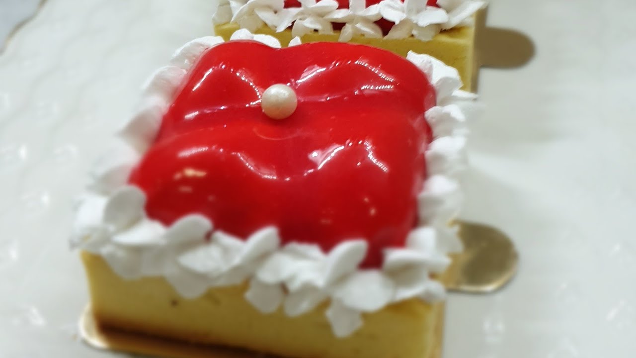 ترتولات برستيج 🤩 موس ومعجون الفراولة 😋 قلاصاج أحمر لااامع ذوق رائع وشكل مختلف وممميز