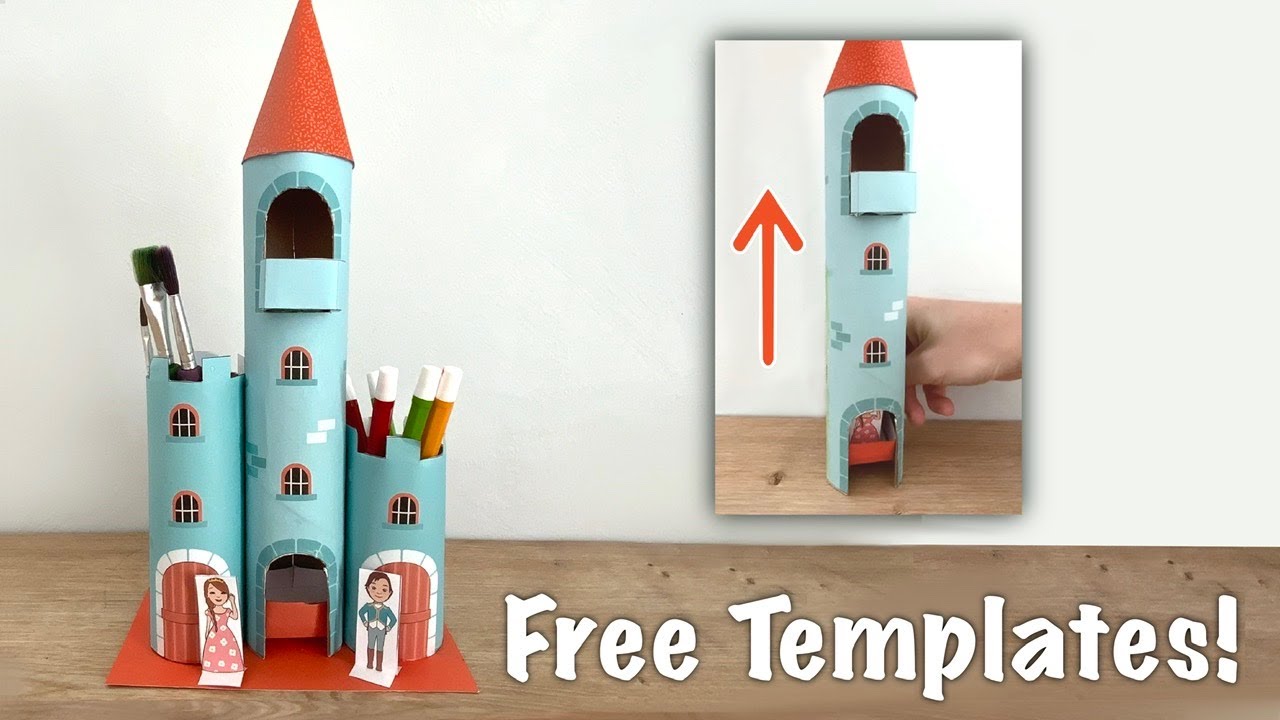 Activities with FREE Templates! Toilet paper roll crafts, games and toys
