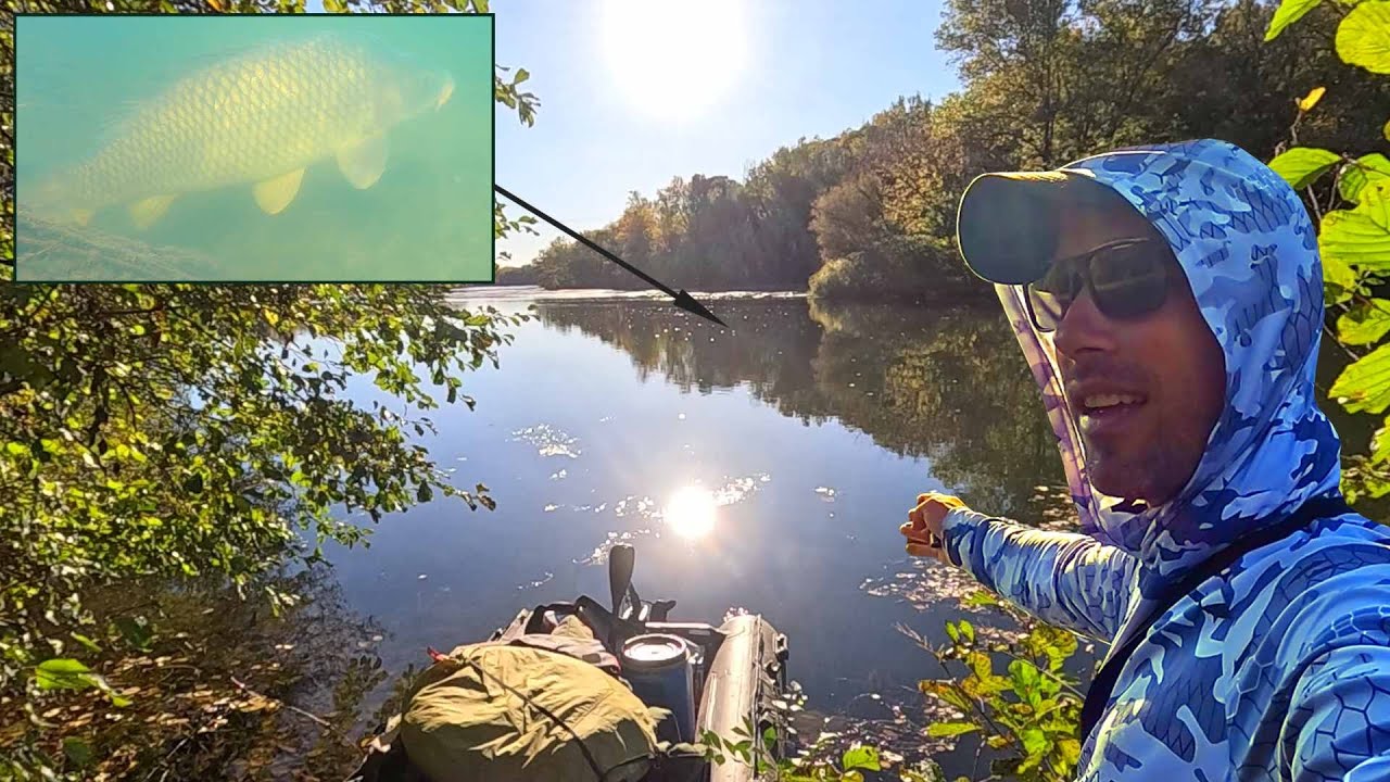3 jours pour tracker les grosses carpes d'automne.