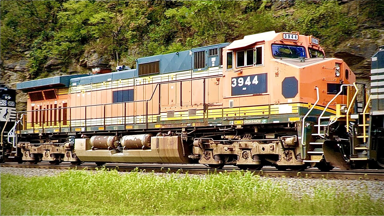 Norfolk Southern NS3944 Train at the Horseshoe Curve National Historic Landmark