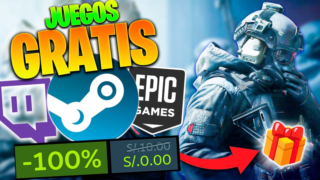 12 JUEGOS GRATIS en STEAM & EPIC GAMES + 21 AMAZON LUNA 🎁